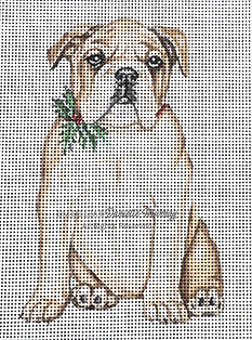 Holiday Bulldog Ornament DMDG13A