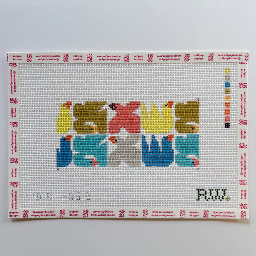 Multi Coloured Birds (insert) MD.RW-06.2