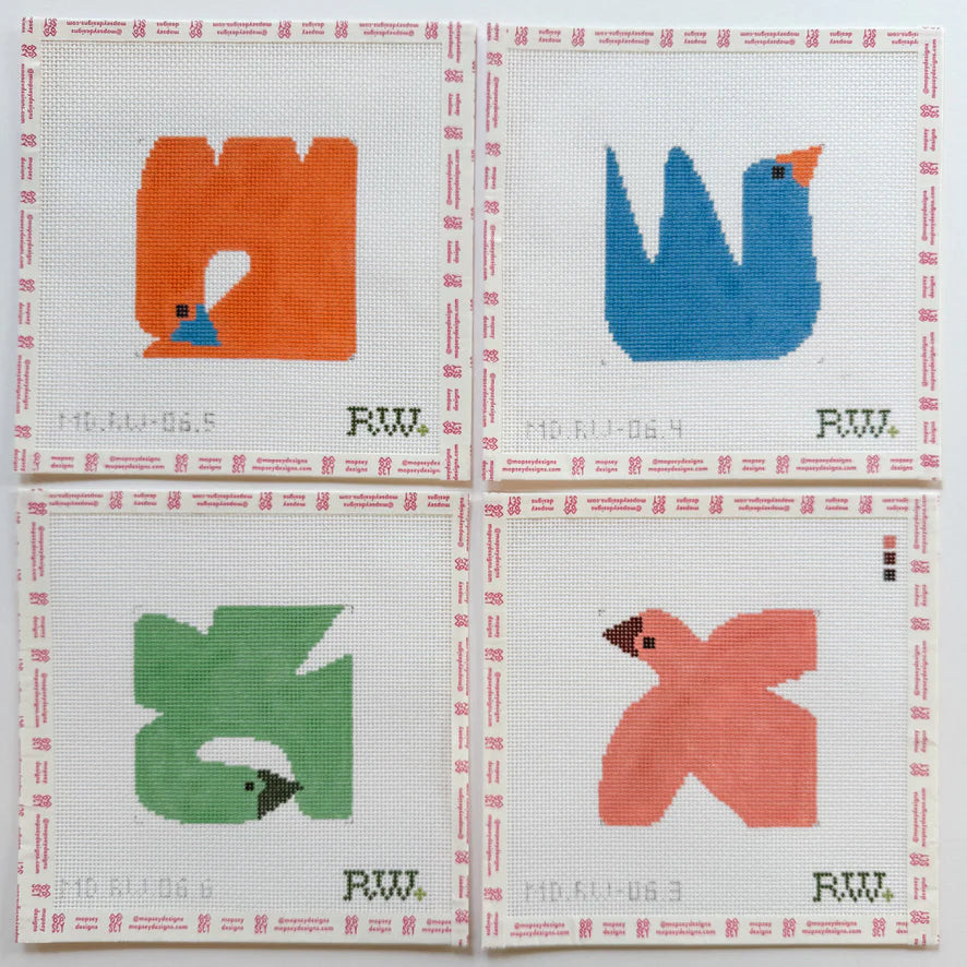 Multi Coloured Birds (coaster) MD.RW-06.03-06