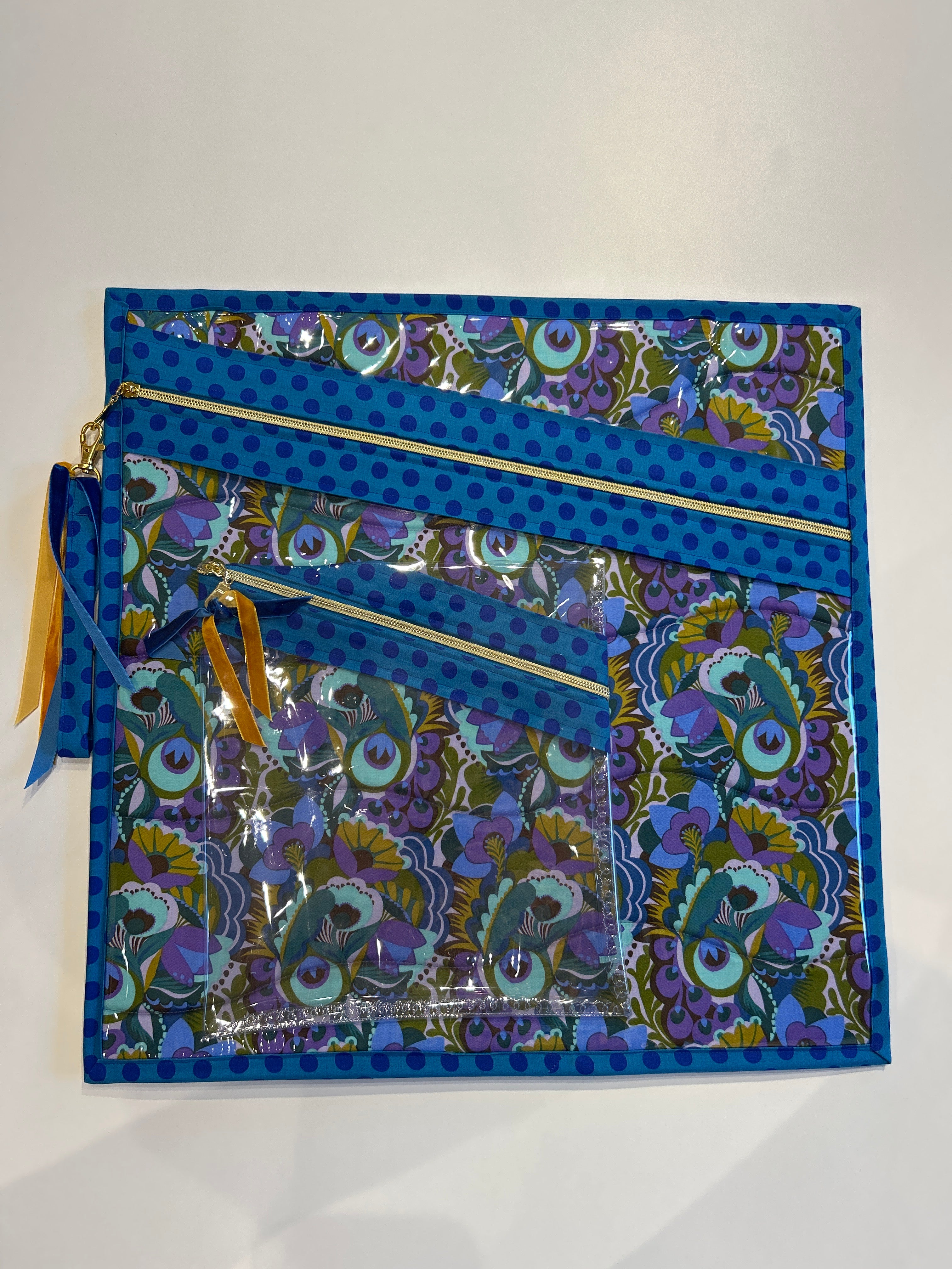 Large Angle Quilted Project Bag Set