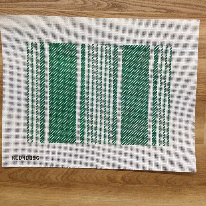 Ticking Pillow Canvas - Green KCD4089G