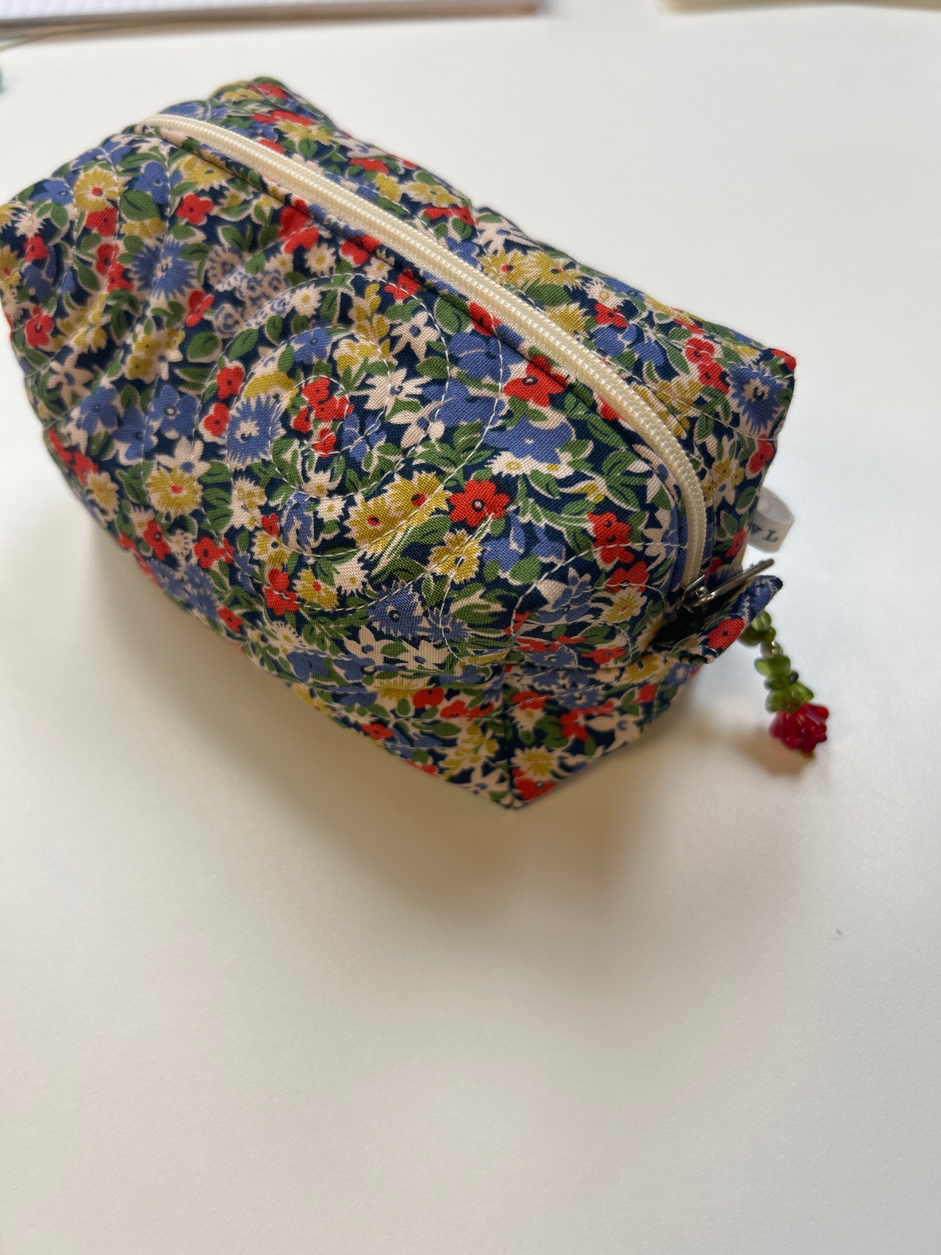Quilted Zipper Pouch - Large