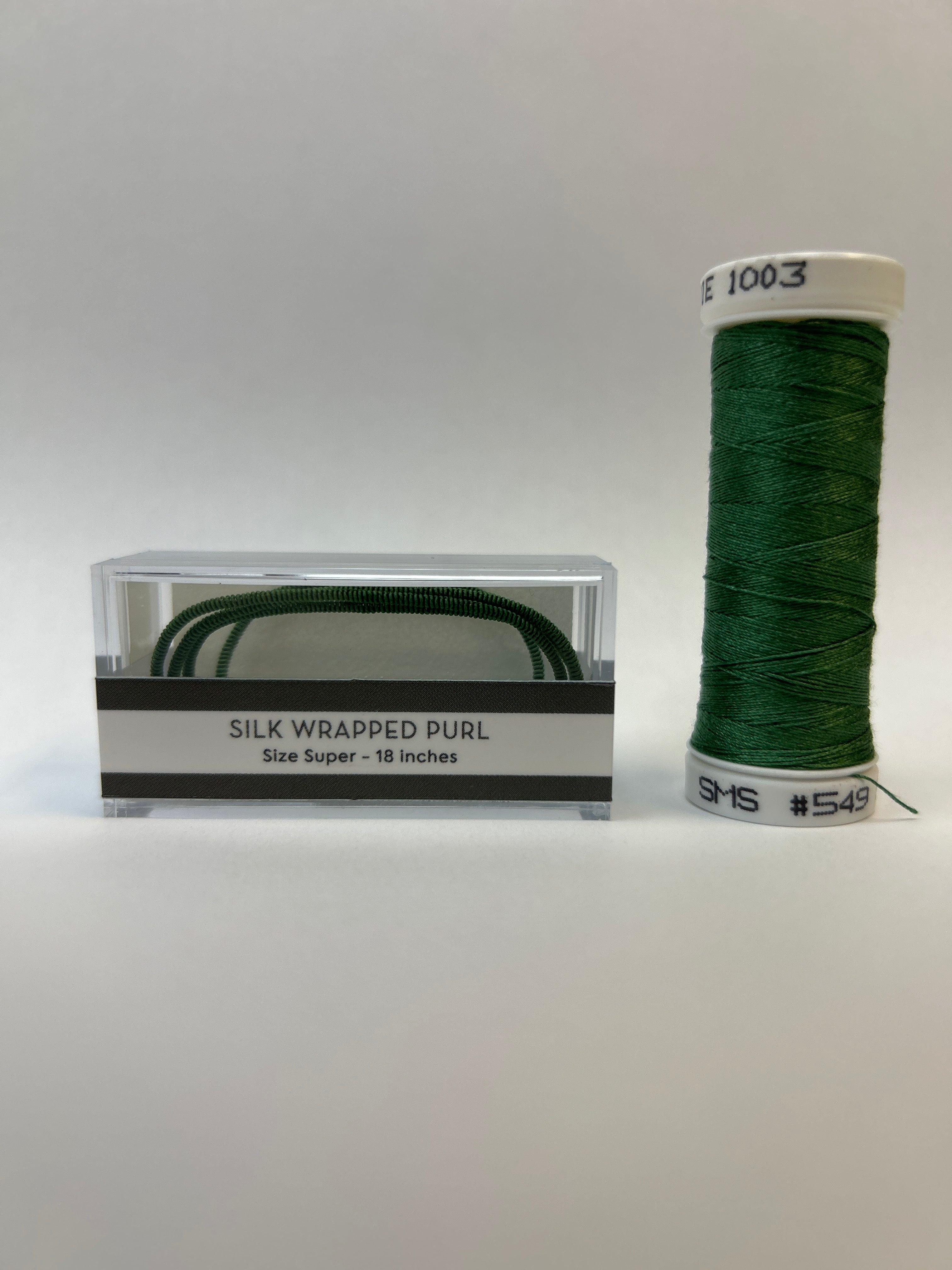 Silk Wrapped Purl Super Size with Couching Thread