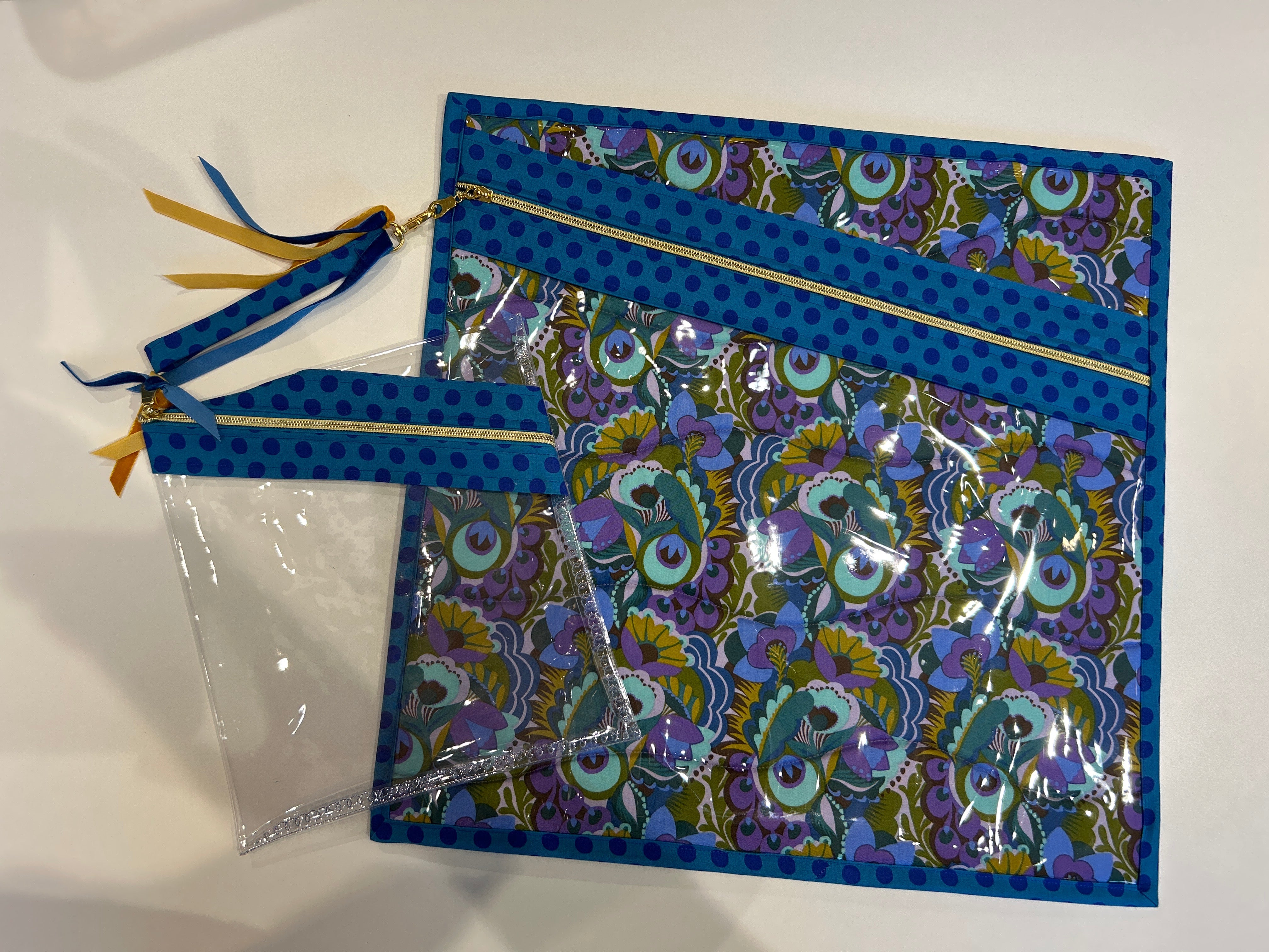 Large Angle Quilted Project Bag Set