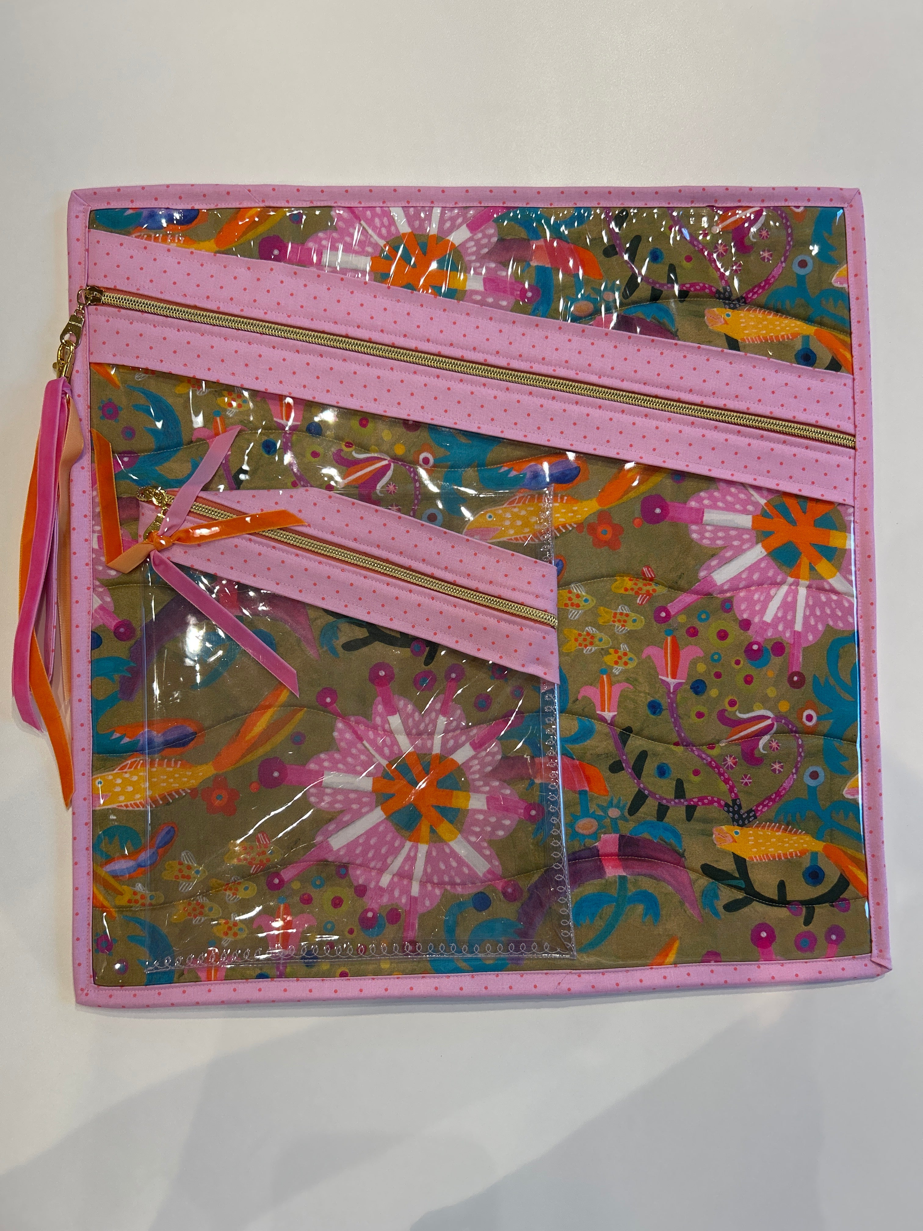 Large Angle Quilted Project Bag Set