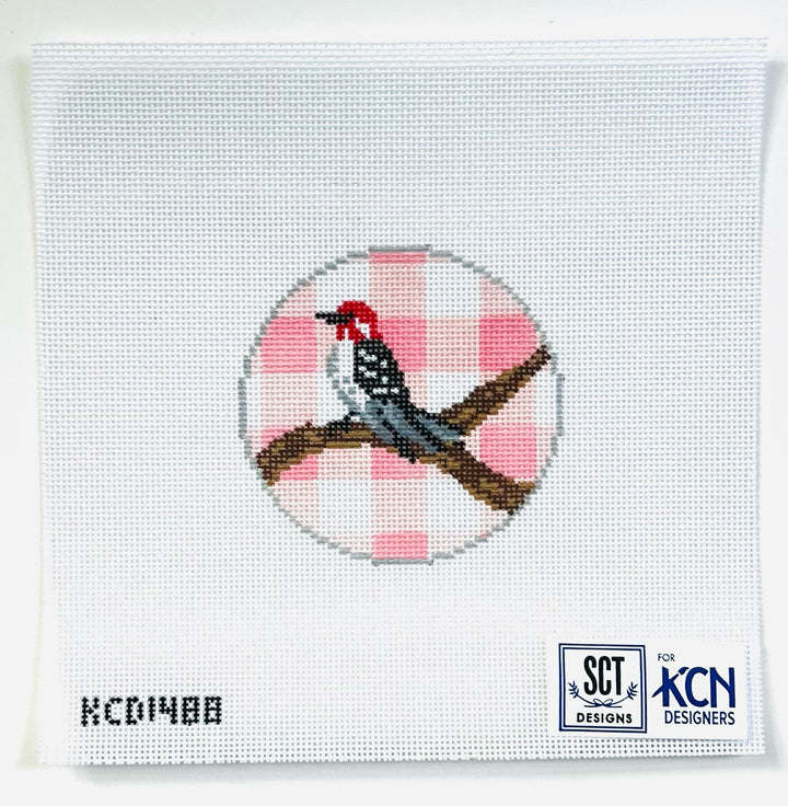 Bird Gingham Round