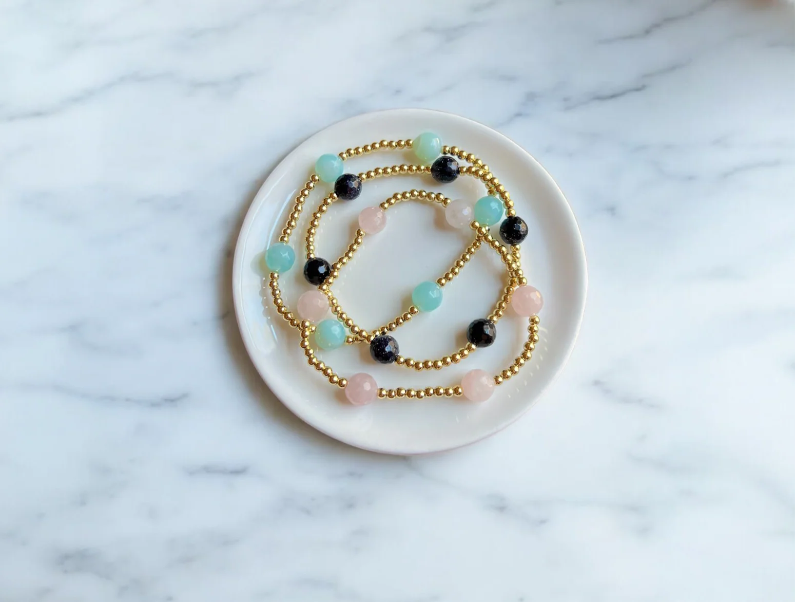 Margaret with Black Onyx Bracelet By Lottie Lew