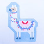 Larry the Llama - Light Blue SRD-2LB
