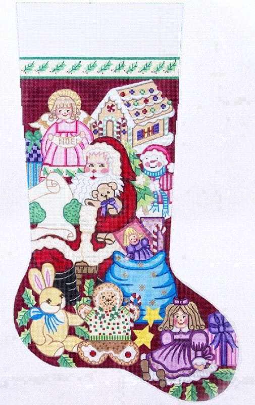 Santa and Toy Stocking CS7313 PRE ORDER