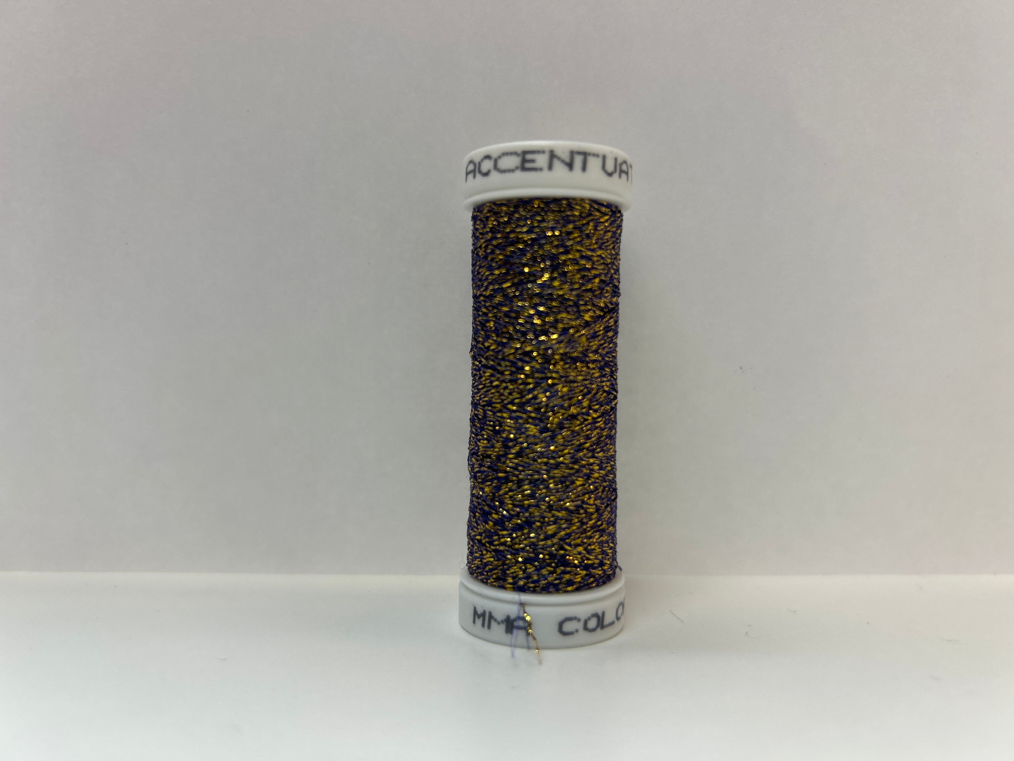 Accentuate metallic thread