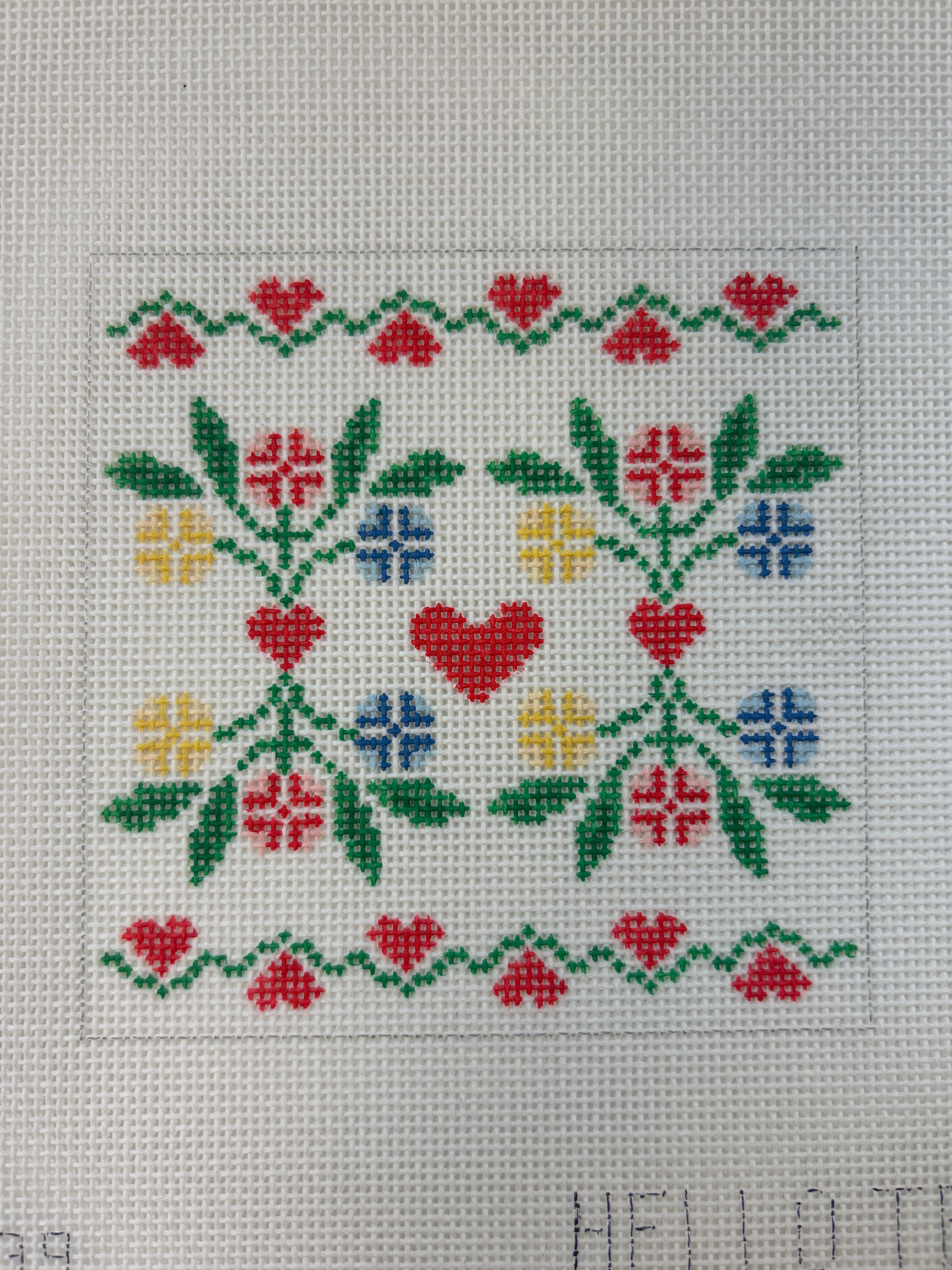 Folk Floral Insert HT-239