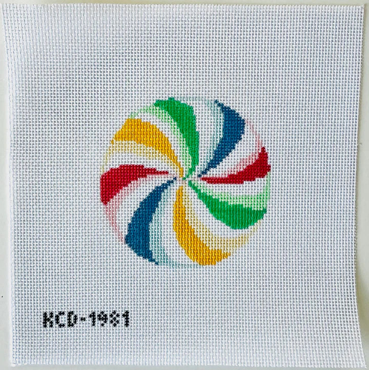 Rainbow Peppermint Round KCD1981