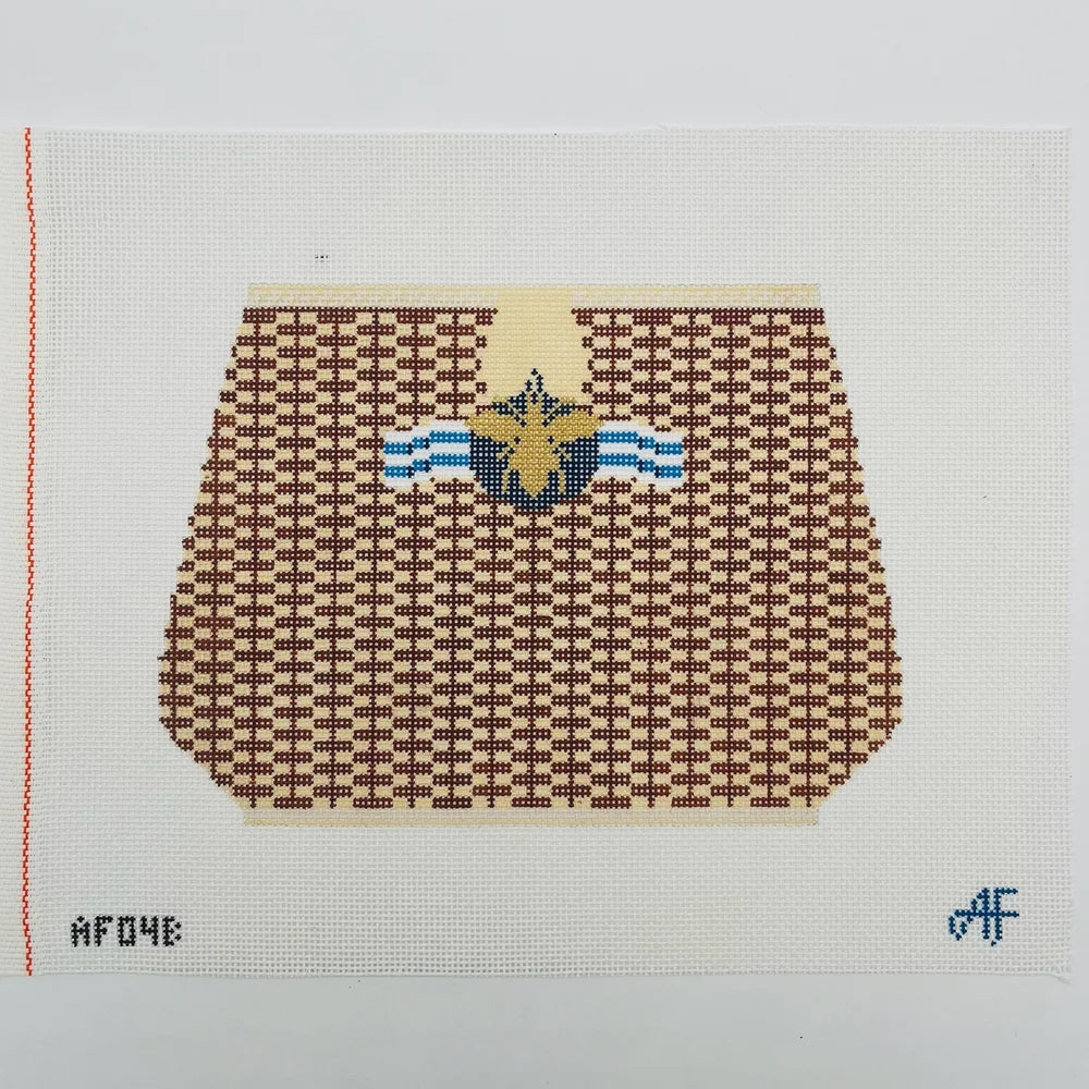 Anne Fisher Large Nantucket Basket with Bee AF04B