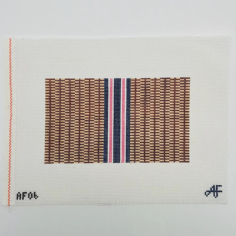 Anne Fisher Nantucket Clutch with Stripes AF06