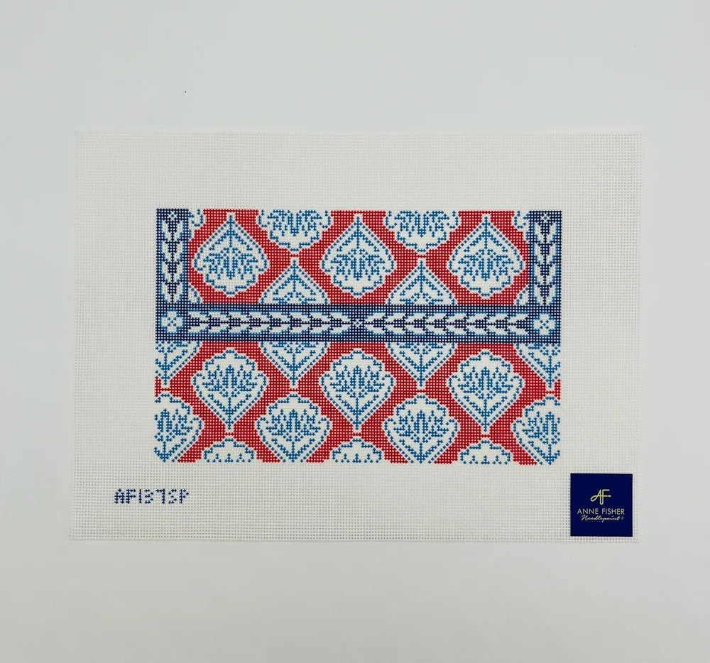 Anne Fisher Red Medallion Clutch AF137SP