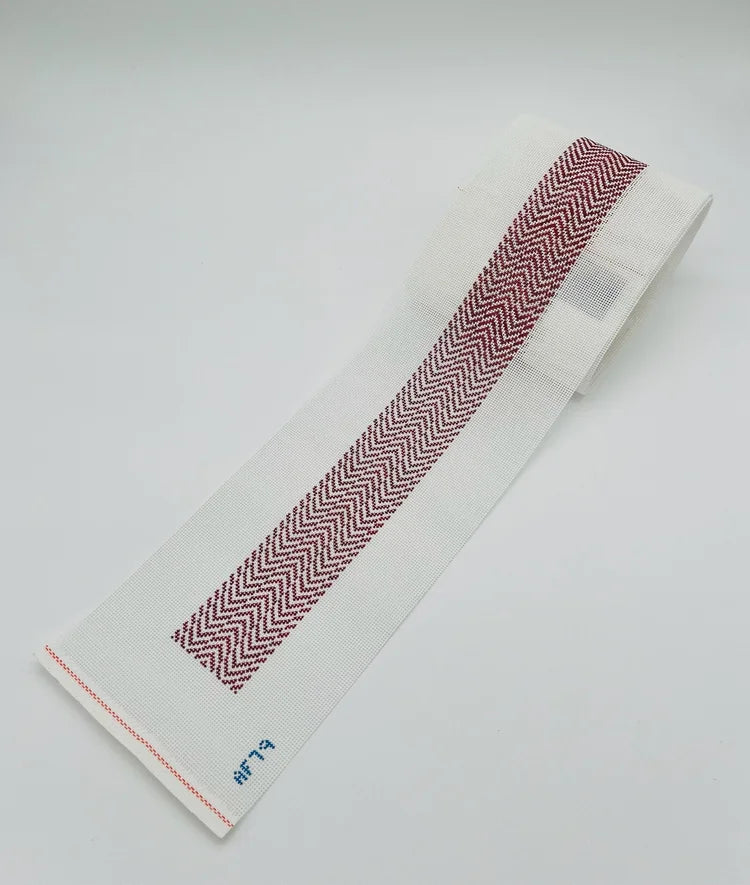 Anne Fisher Red Chevron Guitar Strap AF79