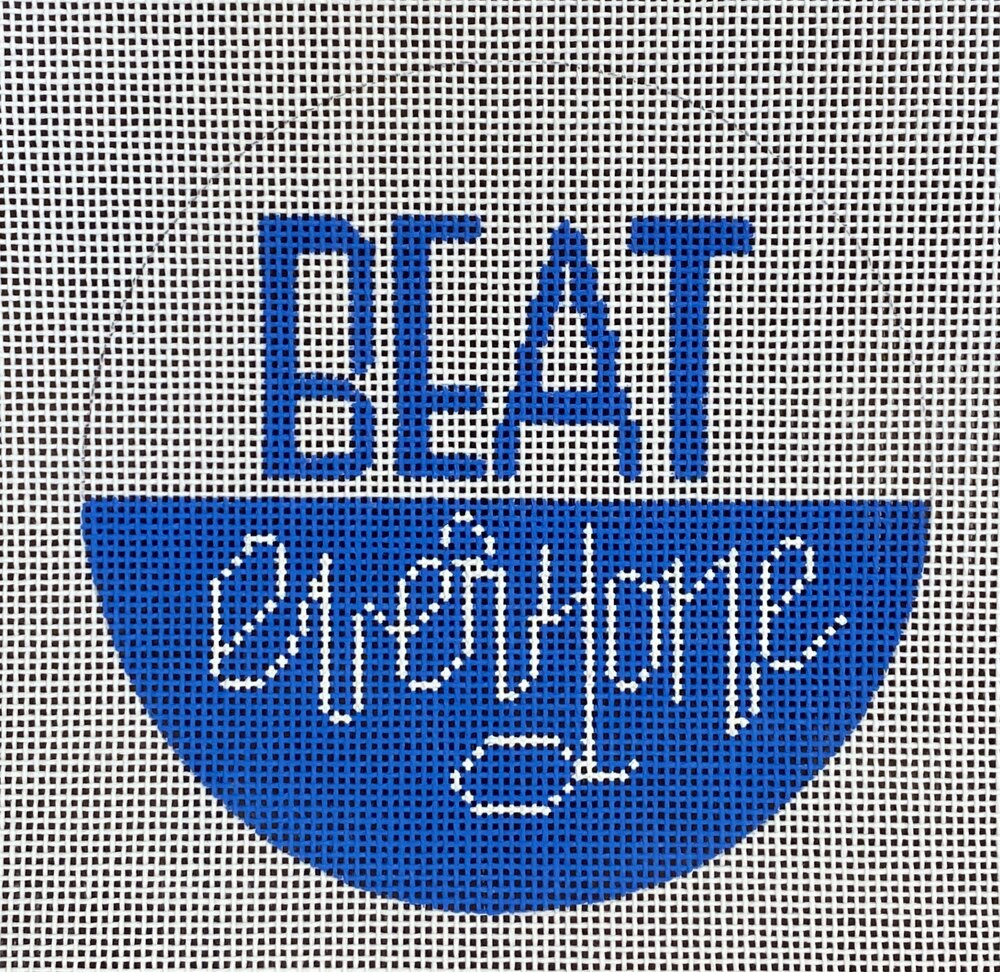 Beat everyone, blue & white APCO48