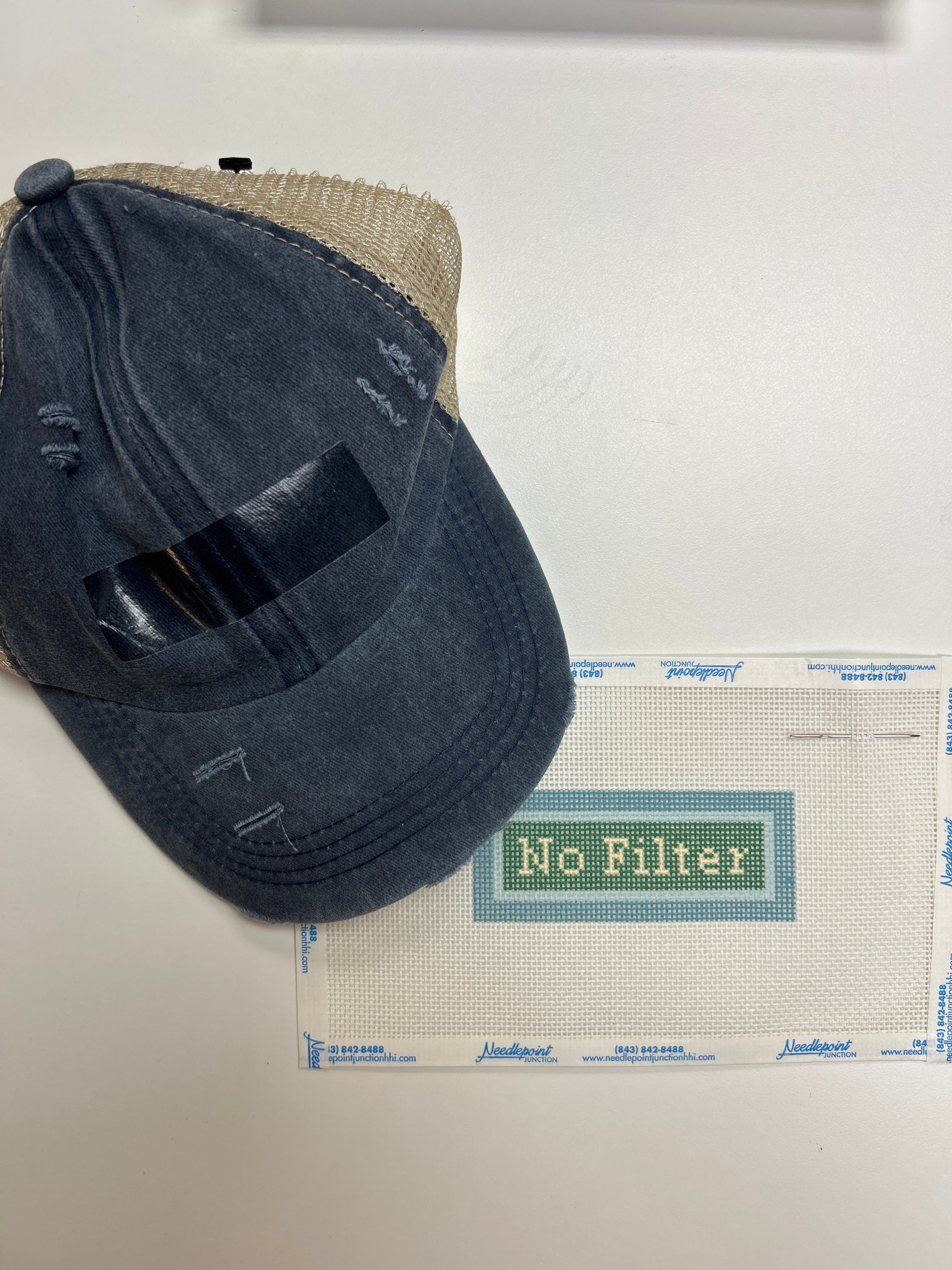 Pixel Fringe  Hats Self Finishing