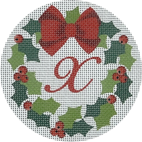 Wreath with Initial Personalized CHRW