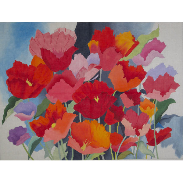 Large Watercolor Poppies AP1780