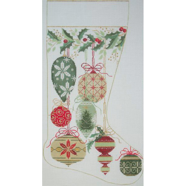 Natural Color Ornaments Stocking AP2578