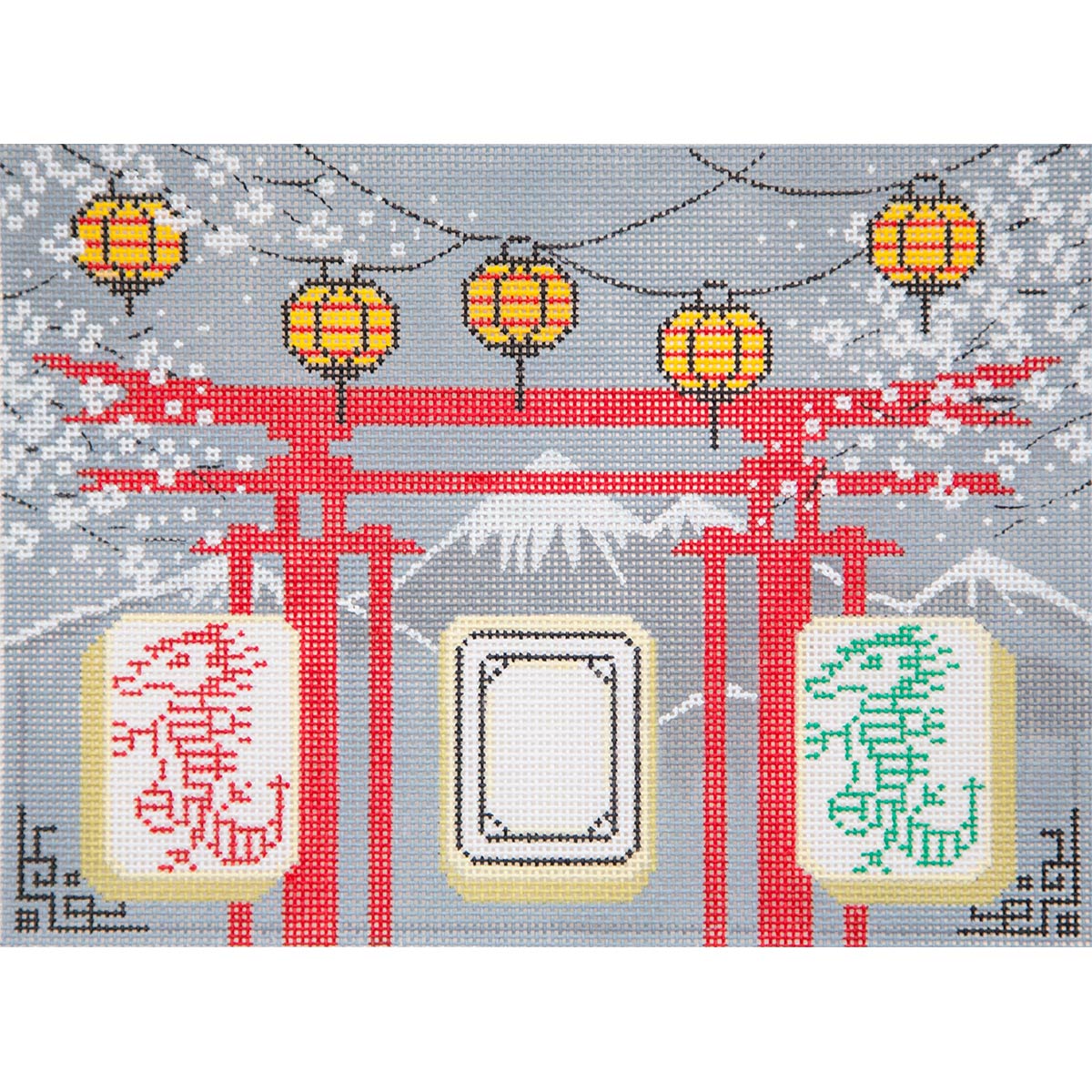 Grey Pagoda Mah Jongg AP2776