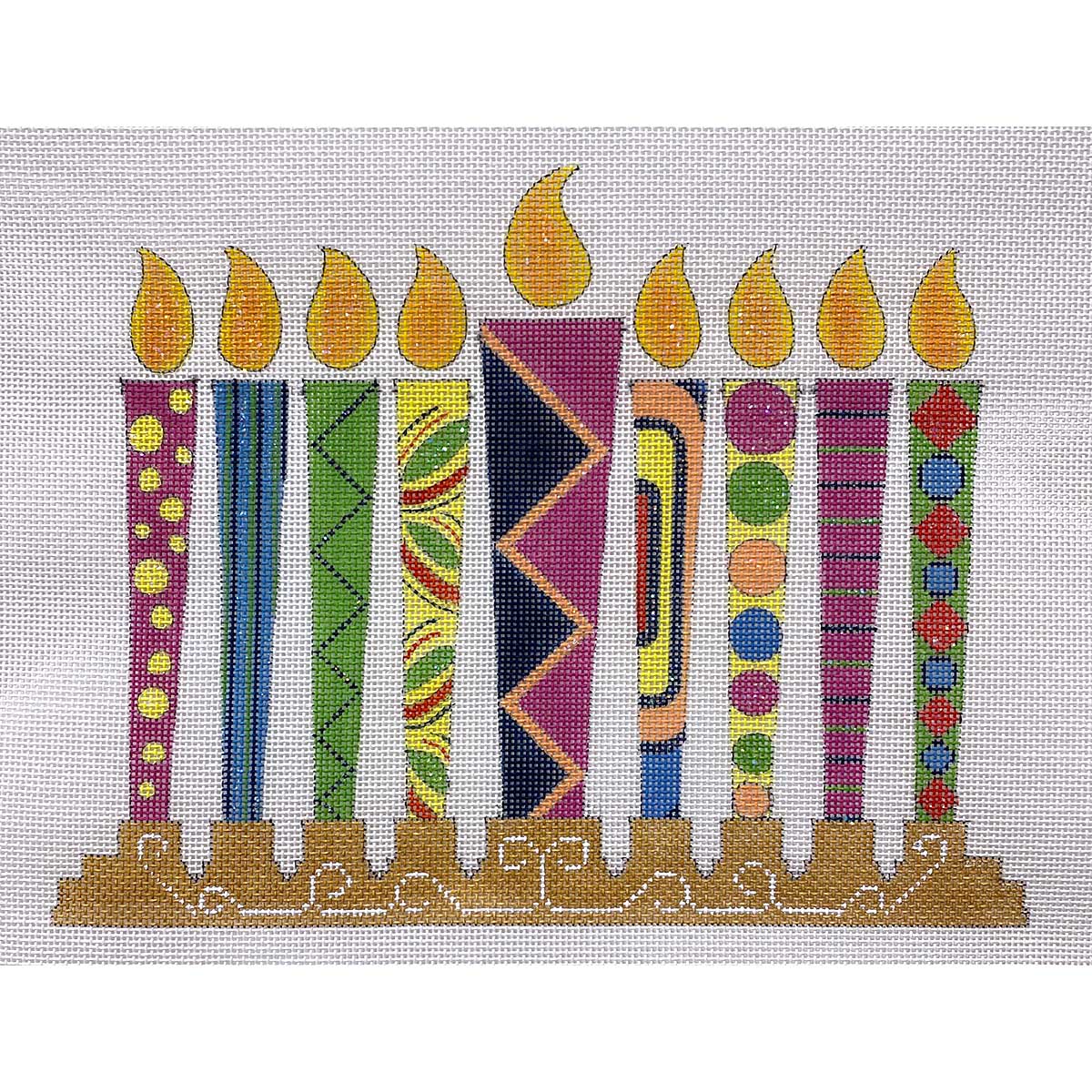 Colors of Hanukkah Menorah AP4282