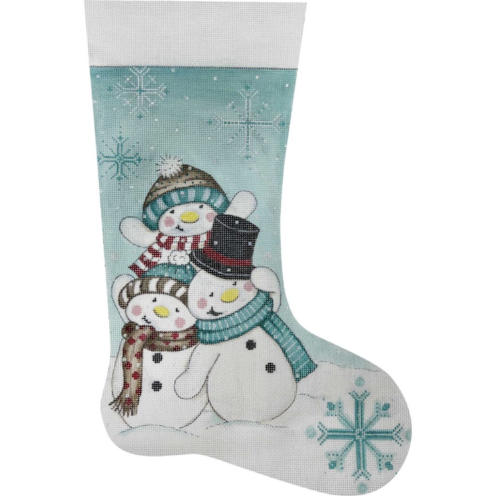 3 Snowmen Stocking 4557