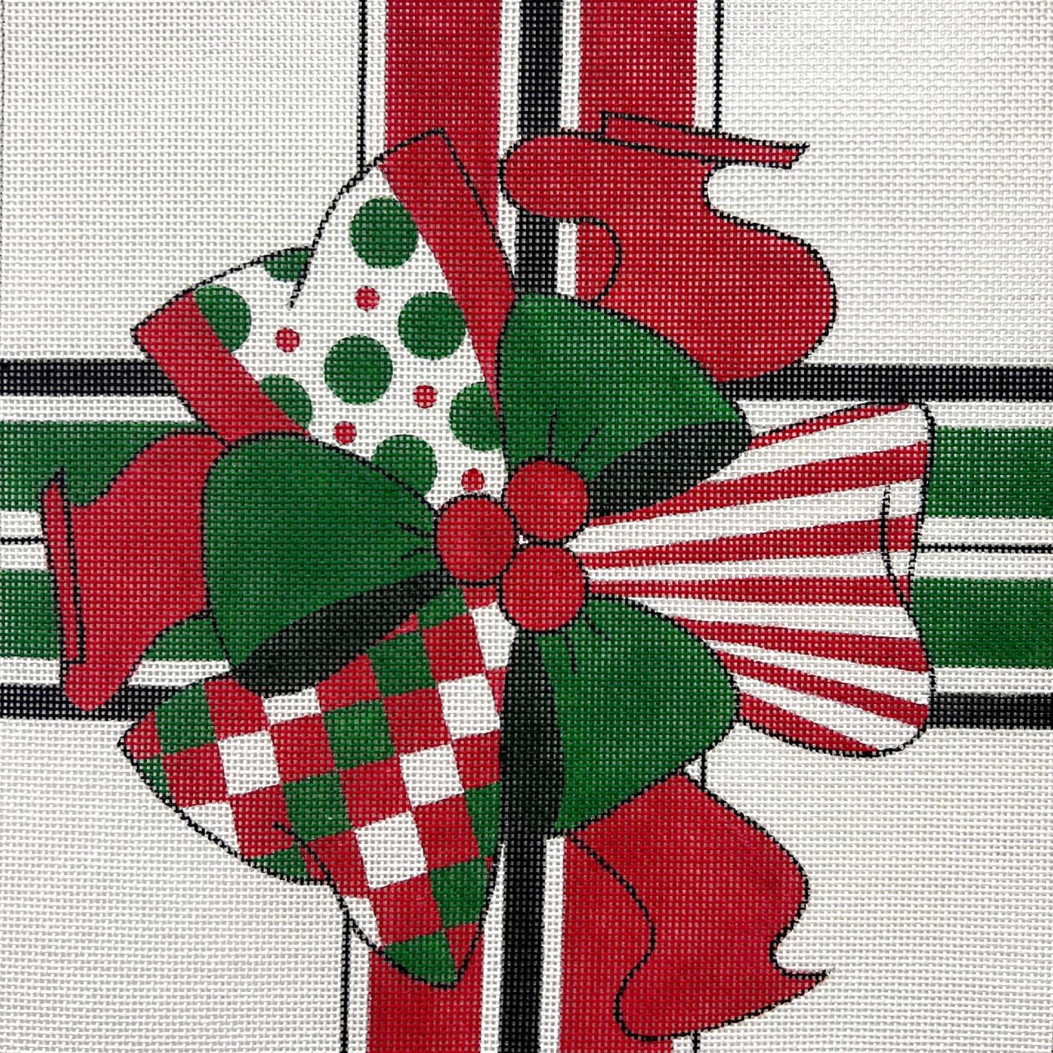 Xmas Berry Bow AP4653