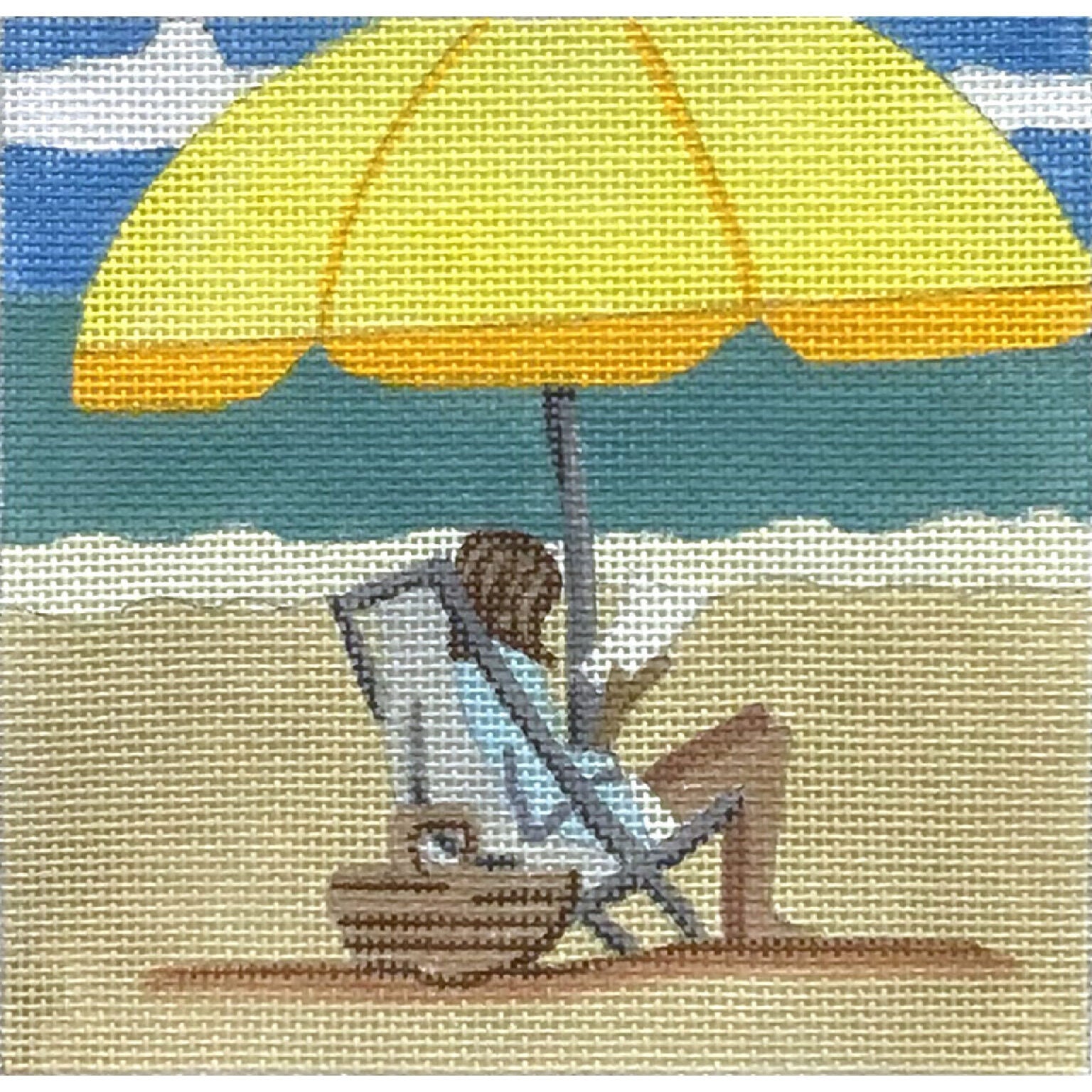 Yellow Beach Umbrella AP4858