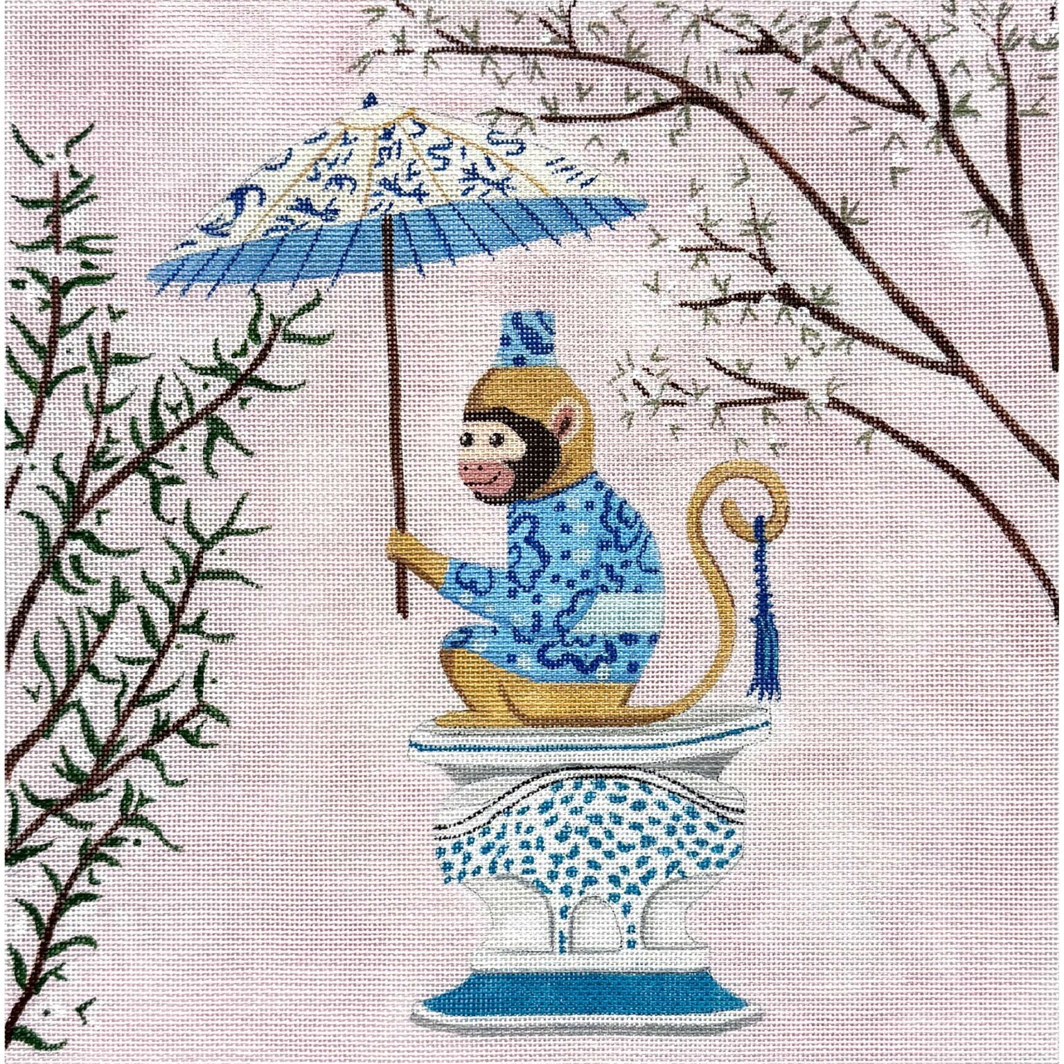 Monkey w/ Umbrella AP4867