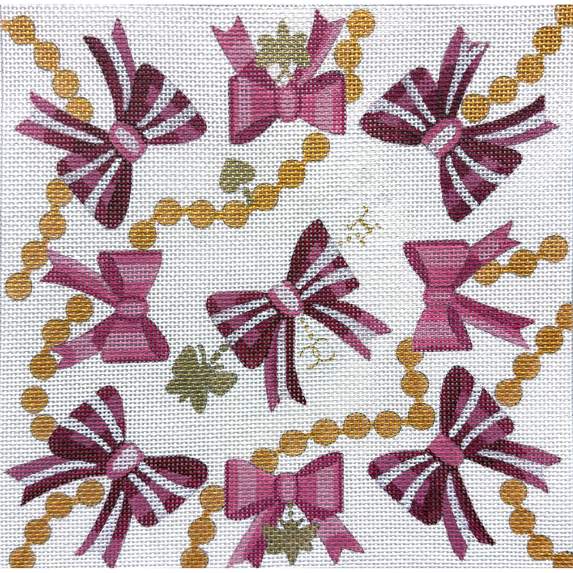 Pink Bows w/Pearls AP4955