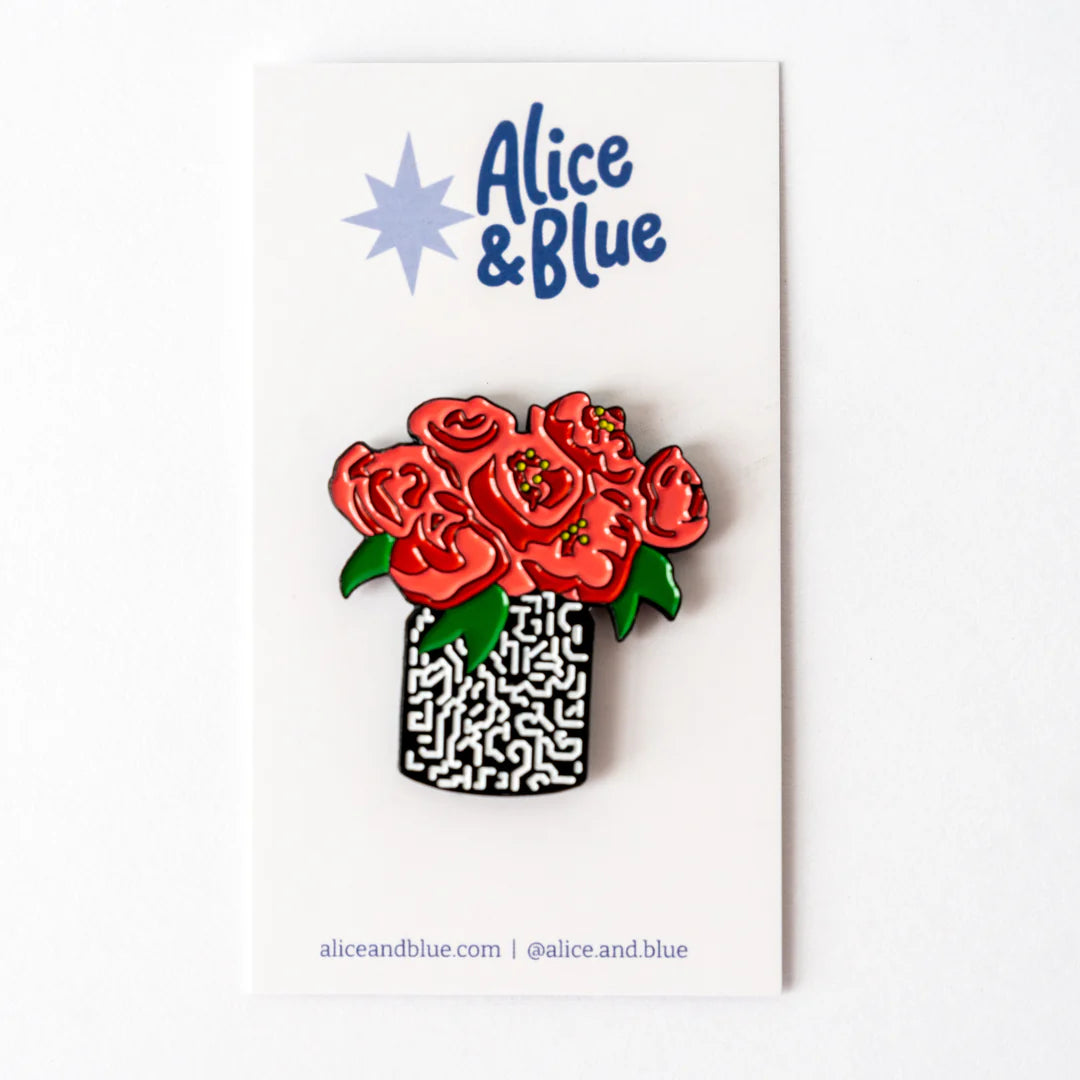 Pink Peonies Needle Minder AB-NM