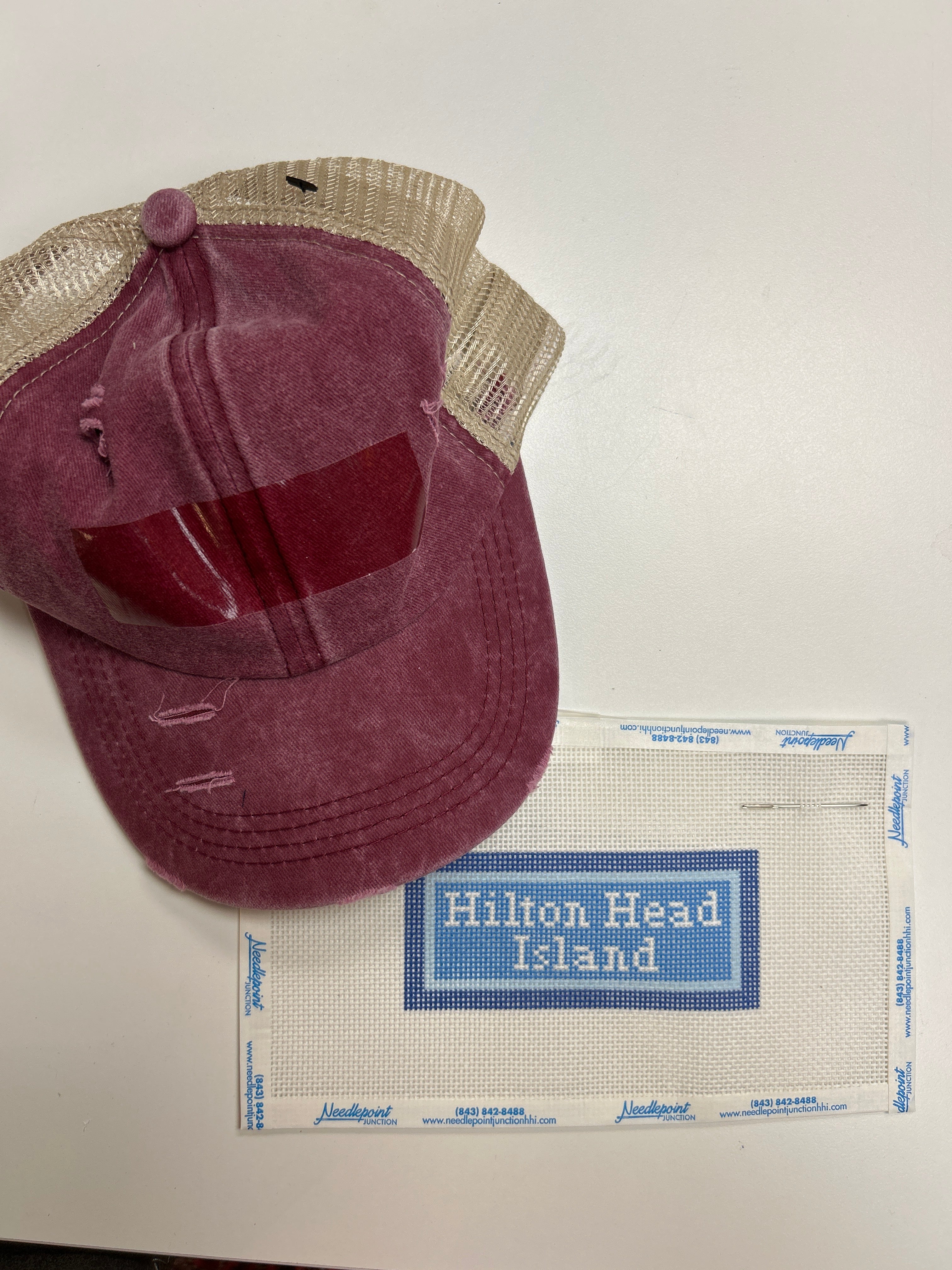 Pixel Fringe  Hats Self Finishing