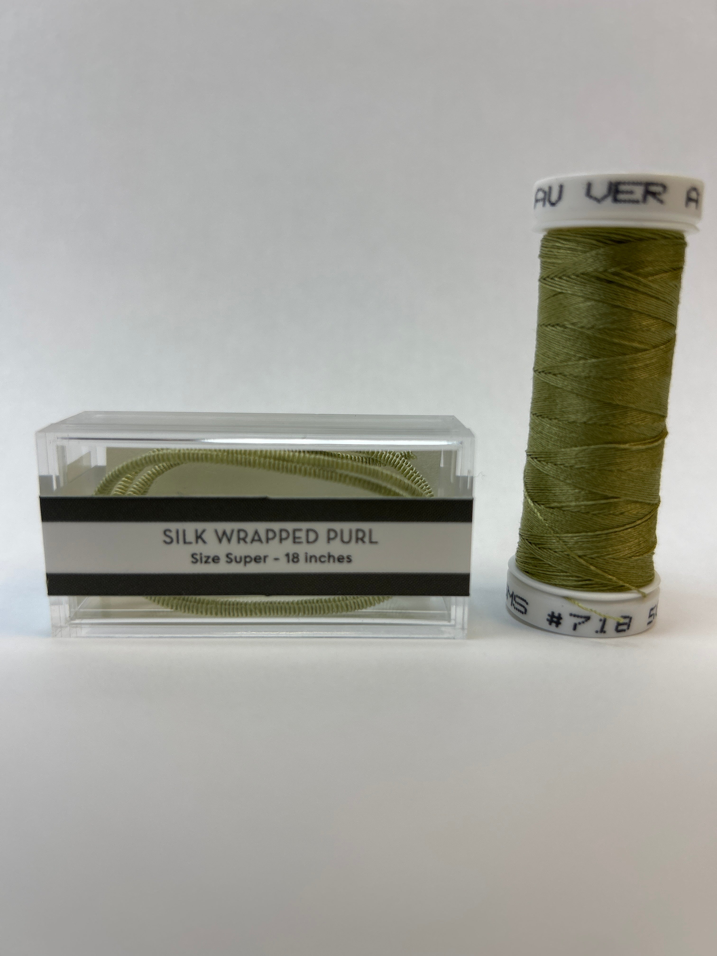 Silk Wrapped Purl Super Size with Couching Thread