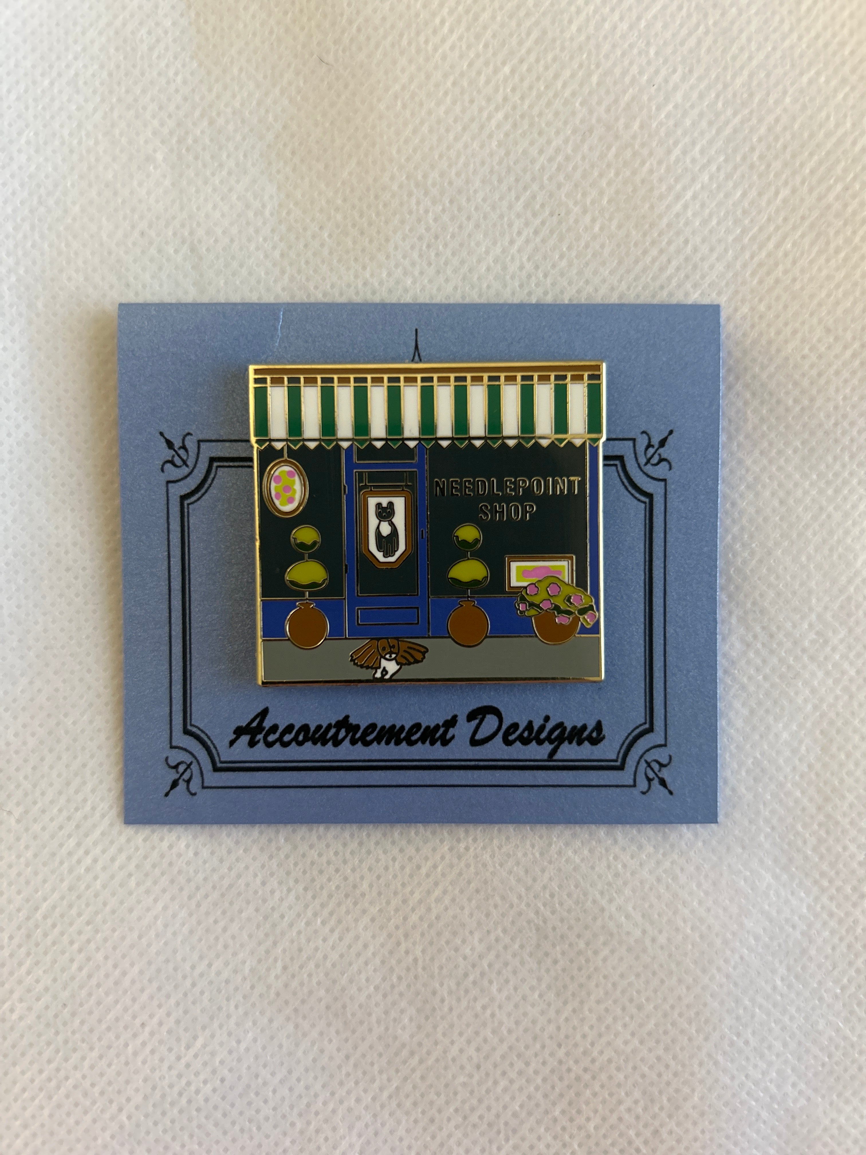 Needlepoint Shop Needleminder Blue