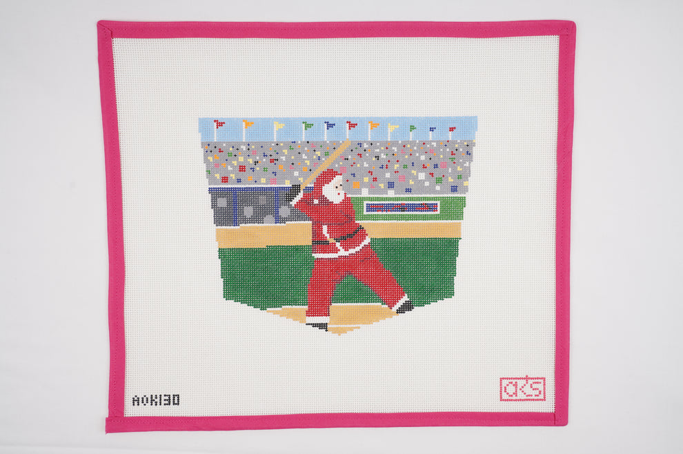 Sporty Santa Baseball Stocking Cuff AOK130