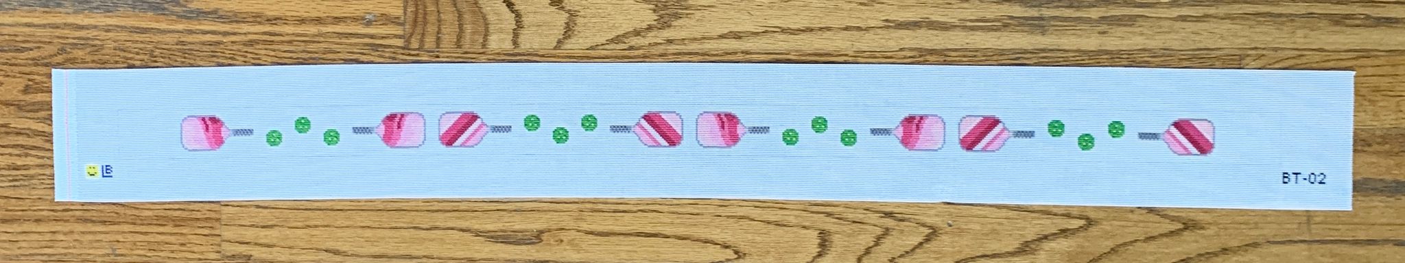 Pickleball Belt - Pink Paddles BT-02