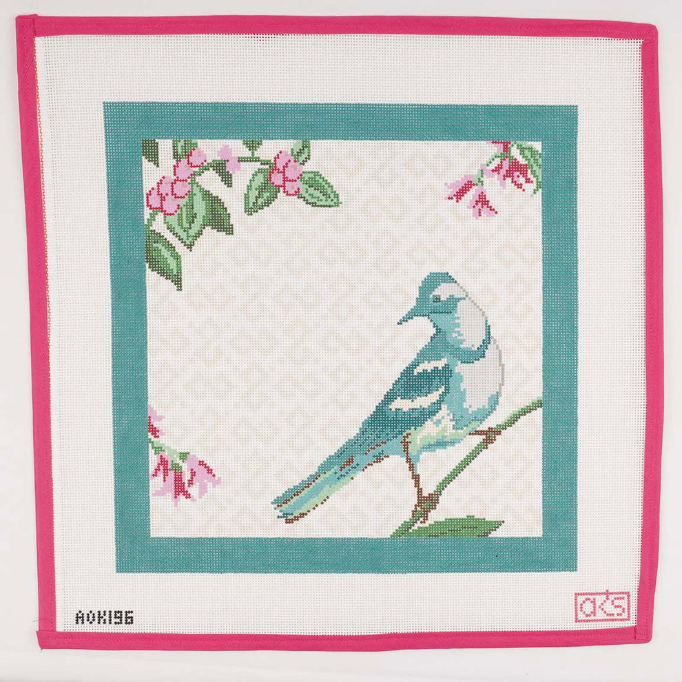 Green Bird Companion Pillow AOK196