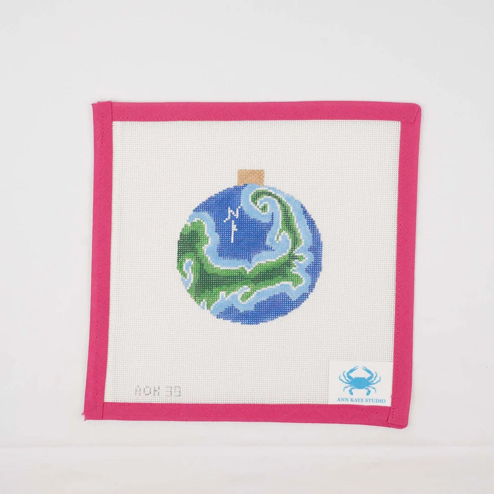 Cape Cod - Map Ornament AOK39