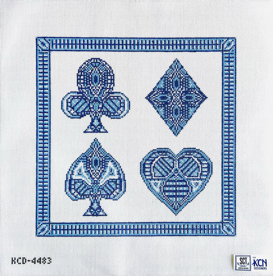 Blue Suits Square Pillow KCD4483