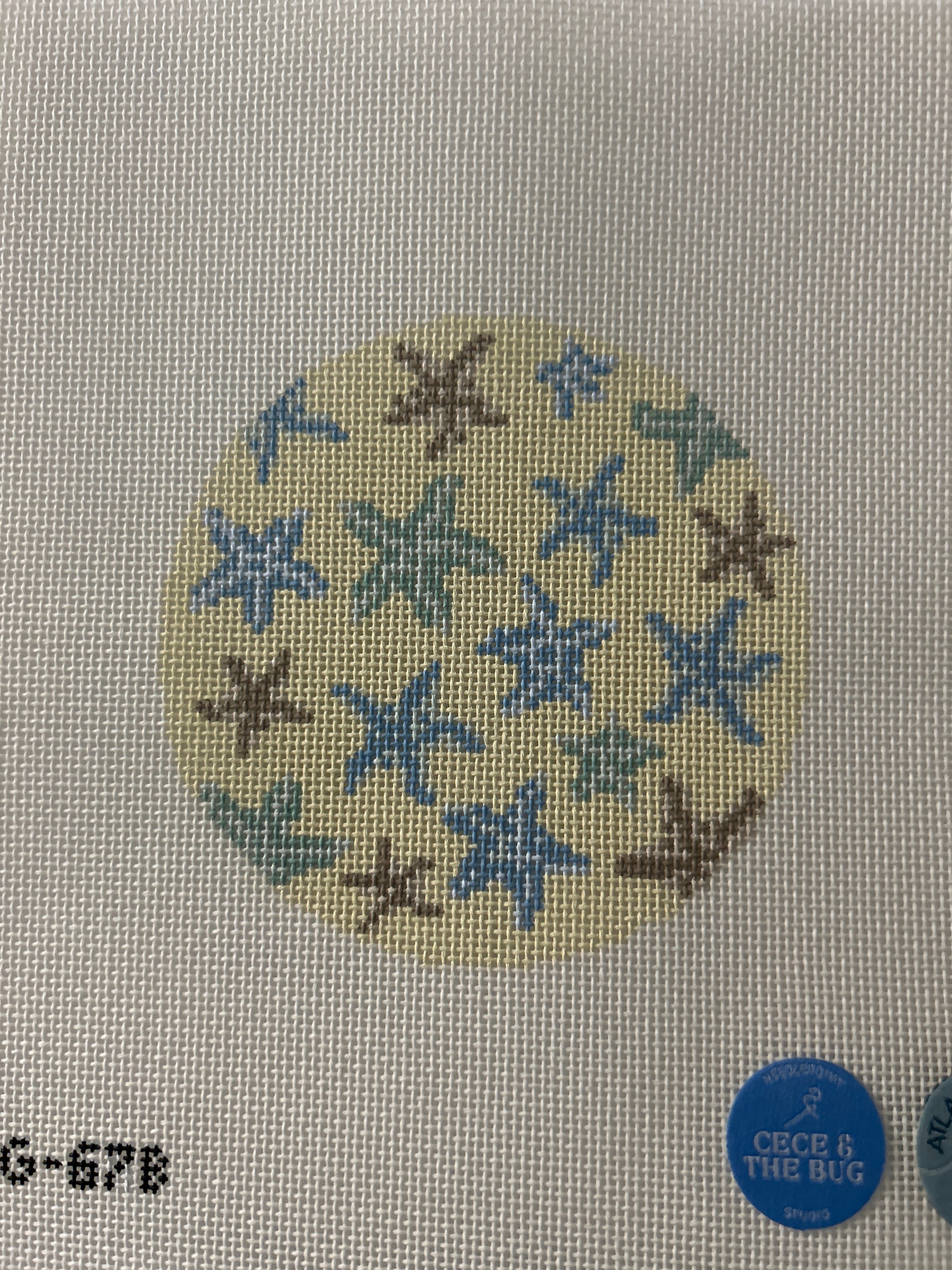 Starfish Coaster Neutrals BUG-67B