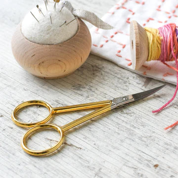 Curved Gold Scissors by Cohana