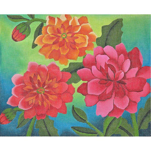 Holbein Purse and Flap Needlepoint Canvases - Red and Brown (2