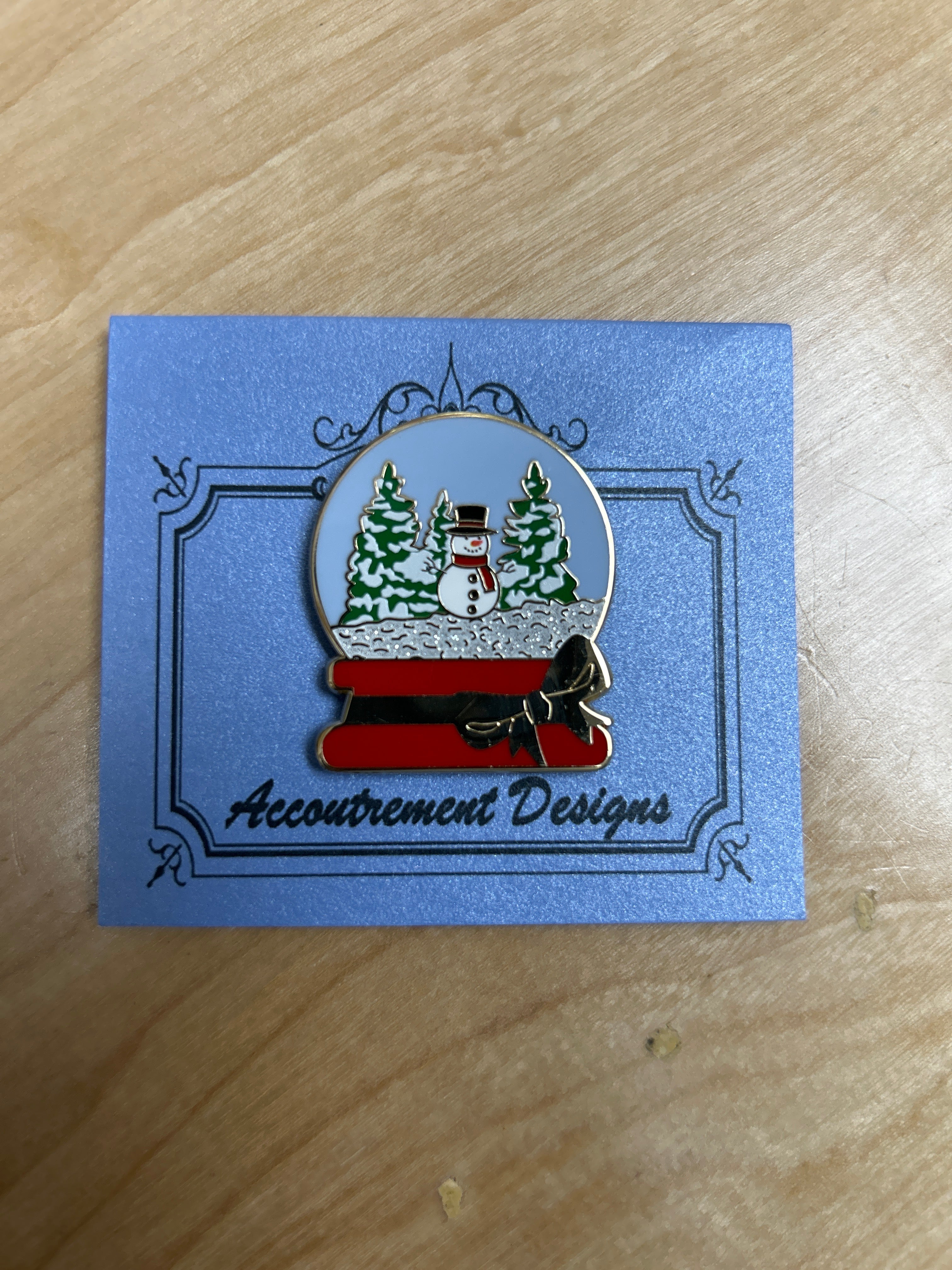 Snowman Snowglobe Needleminder