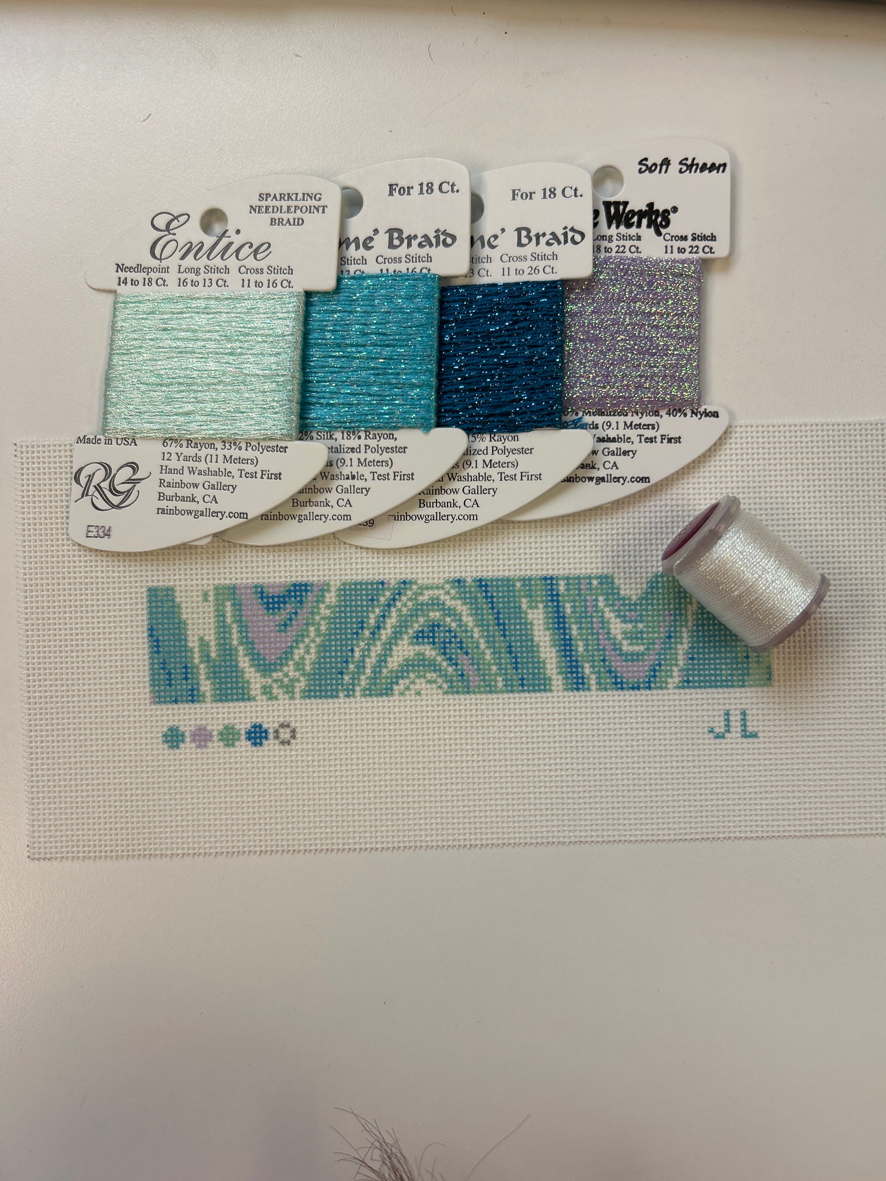 Aqua with Lavender Marble Cuff Kit