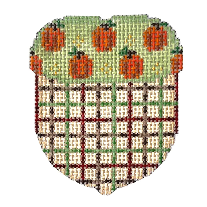Pumpkin Cap/Tattersall Acorn - ATem319