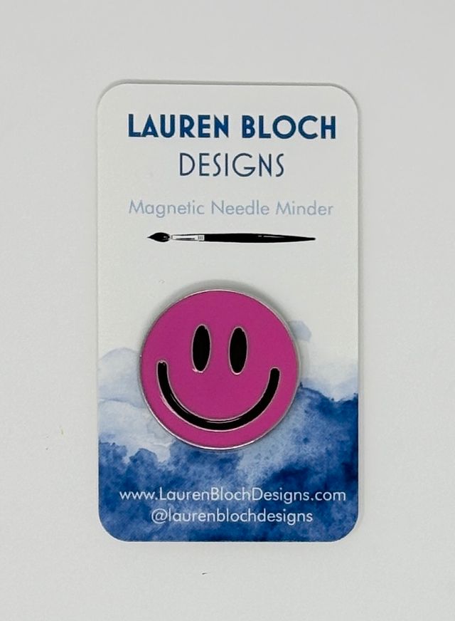 Needle Minder - Smiley Face, Hot Pink NM-09