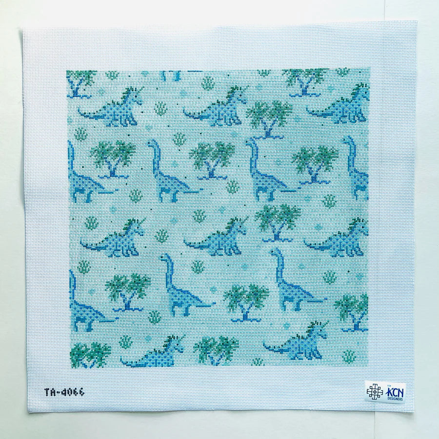 Dinosaur Large Square Canvas (Blue & Green) TA4066