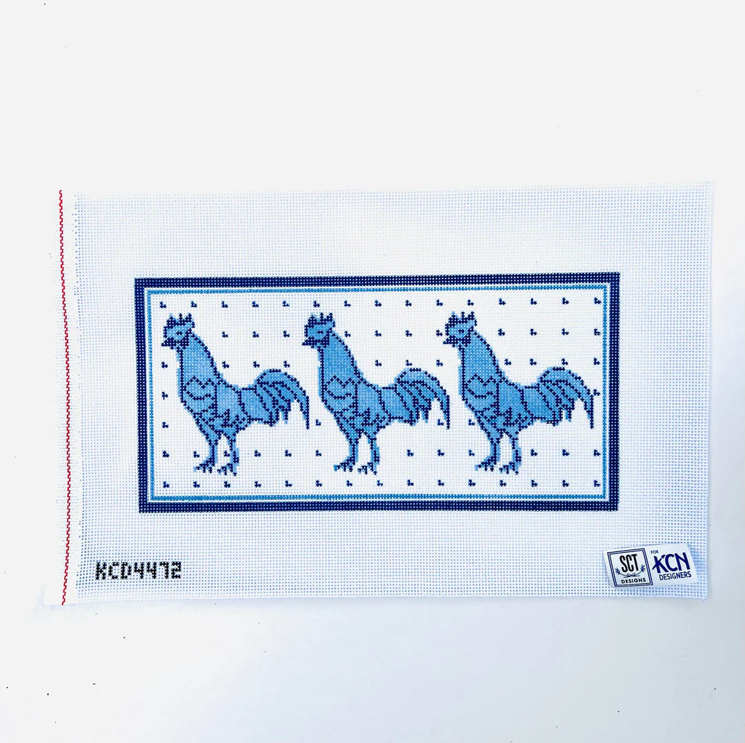 Rooster Trio Canvas KCD4472